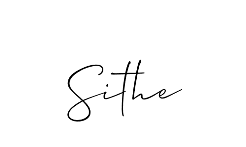 Create a beautiful signature design for name Sithe. With this signature (Allison_Script) fonts, you can make a handwritten signature for free. Sithe signature style 2 images and pictures png