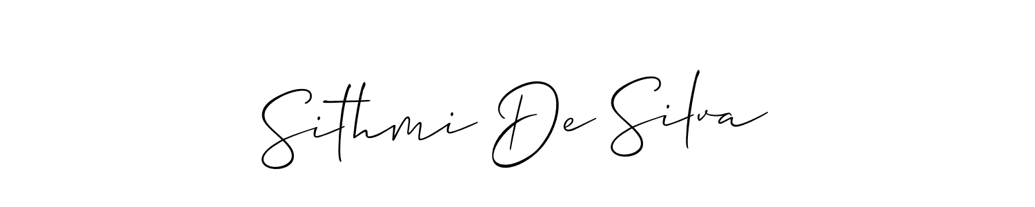 Best and Professional Signature Style for Sithmi De Silva. Allison_Script Best Signature Style Collection. Sithmi De Silva signature style 2 images and pictures png