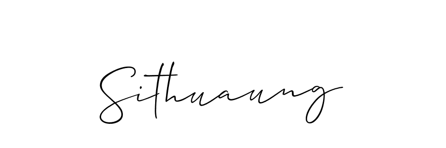 Make a beautiful signature design for name Sithuaung. Use this online signature maker to create a handwritten signature for free. Sithuaung signature style 2 images and pictures png