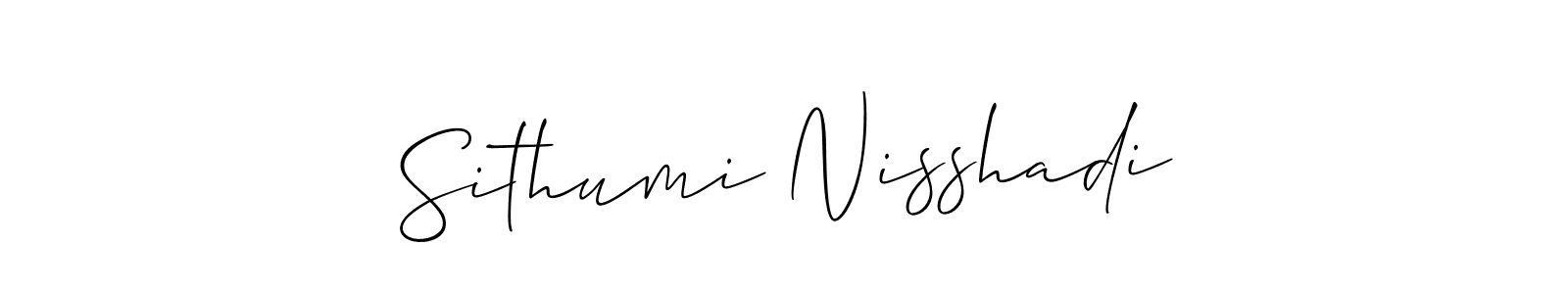 Check out images of Autograph of Sithumi Nisshadi name. Actor Sithumi Nisshadi Signature Style. Allison_Script is a professional sign style online. Sithumi Nisshadi signature style 2 images and pictures png