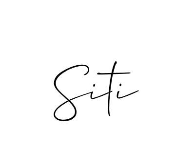It looks lik you need a new signature style for name Siti. Design unique handwritten (Allison_Script) signature with our free signature maker in just a few clicks. Siti signature style 2 images and pictures png