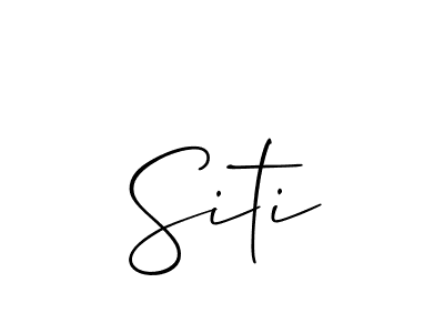 It looks lik you need a new signature style for name Siti. Design unique handwritten (Allison_Script) signature with our free signature maker in just a few clicks. Siti signature style 2 images and pictures png