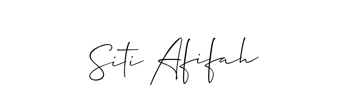 Check out images of Autograph of Siti Afifah name. Actor Siti Afifah Signature Style. Allison_Script is a professional sign style online. Siti Afifah signature style 2 images and pictures png