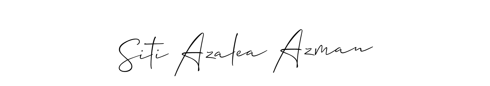 Check out images of Autograph of Siti Azalea Azman name. Actor Siti Azalea Azman Signature Style. Allison_Script is a professional sign style online. Siti Azalea Azman signature style 2 images and pictures png