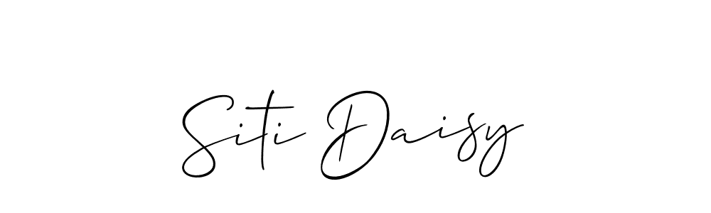 Siti Daisy stylish signature style. Best Handwritten Sign (Allison_Script) for my name. Handwritten Signature Collection Ideas for my name Siti Daisy. Siti Daisy signature style 2 images and pictures png