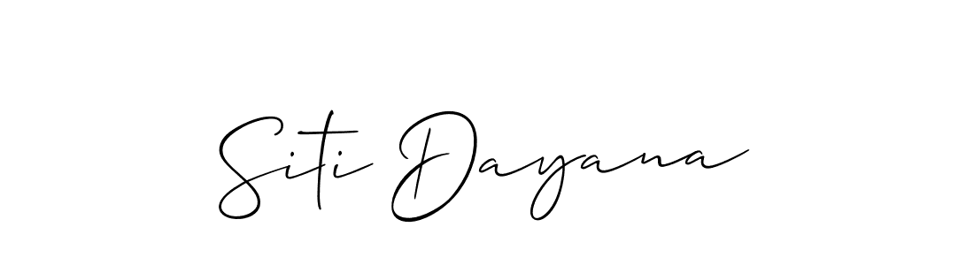 Make a beautiful signature design for name Siti Dayana. Use this online signature maker to create a handwritten signature for free. Siti Dayana signature style 2 images and pictures png