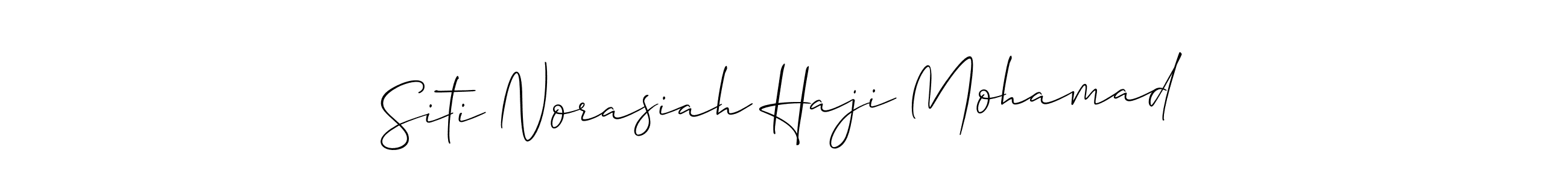 Similarly Allison_Script is the best handwritten signature design. Signature creator online .You can use it as an online autograph creator for name Siti Norasiah Haji Mohamad. Siti Norasiah Haji Mohamad signature style 2 images and pictures png