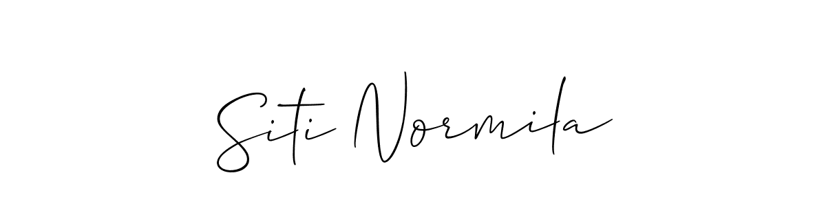 Similarly Allison_Script is the best handwritten signature design. Signature creator online .You can use it as an online autograph creator for name Siti Normila. Siti Normila signature style 2 images and pictures png