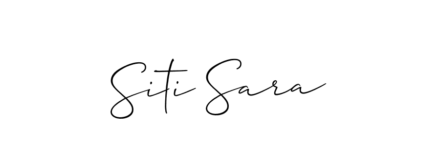 This is the best signature style for the Siti Sara name. Also you like these signature font (Allison_Script). Mix name signature. Siti Sara signature style 2 images and pictures png