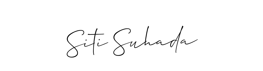 Siti Suhada stylish signature style. Best Handwritten Sign (Allison_Script) for my name. Handwritten Signature Collection Ideas for my name Siti Suhada. Siti Suhada signature style 2 images and pictures png