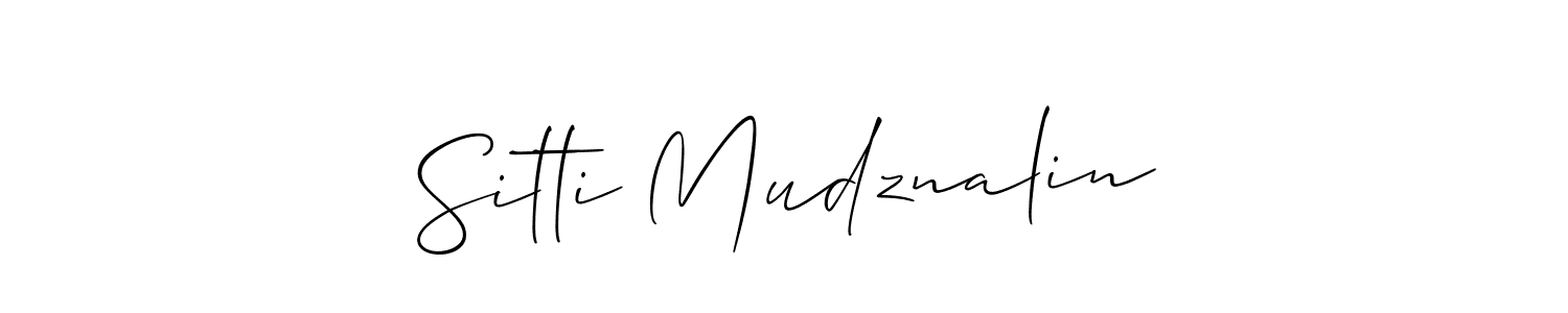Here are the top 10 professional signature styles for the name Sitti Mudznalin. These are the best autograph styles you can use for your name. Sitti Mudznalin signature style 2 images and pictures png