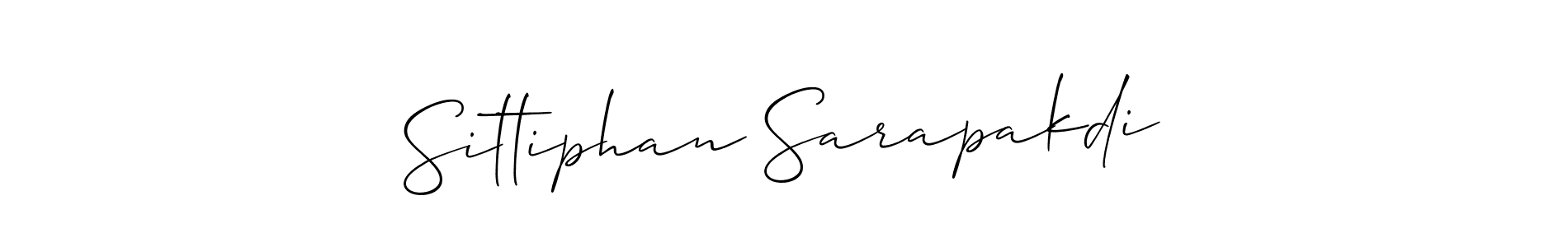 You can use this online signature creator to create a handwritten signature for the name Sittiphan Sarapakdi. This is the best online autograph maker. Sittiphan Sarapakdi signature style 2 images and pictures png