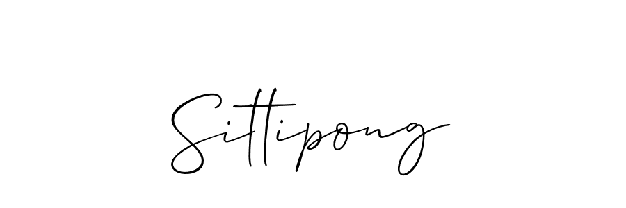 Also You can easily find your signature by using the search form. We will create Sittipong name handwritten signature images for you free of cost using Allison_Script sign style. Sittipong signature style 2 images and pictures png