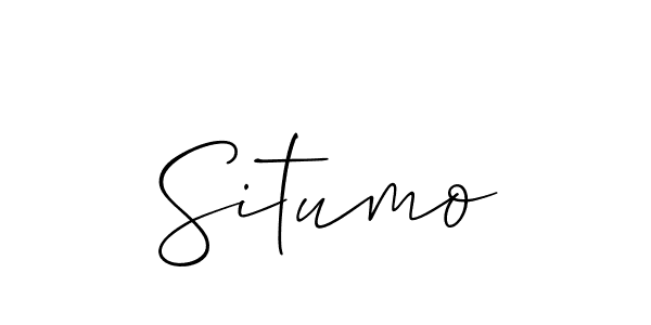 Make a short Situmo signature style. Manage your documents anywhere anytime using Allison_Script. Create and add eSignatures, submit forms, share and send files easily. Situmo signature style 2 images and pictures png