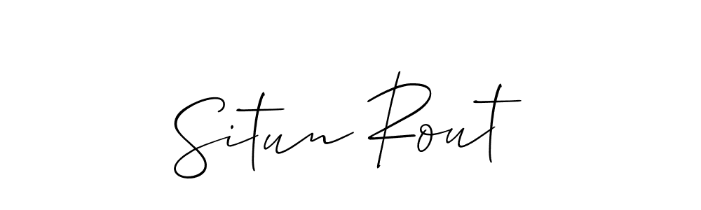 How to Draw Situn Rout signature style? Allison_Script is a latest design signature styles for name Situn Rout. Situn Rout signature style 2 images and pictures png