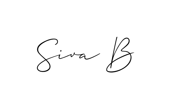 Make a beautiful signature design for name Siva B. Use this online signature maker to create a handwritten signature for free. Siva B signature style 2 images and pictures png