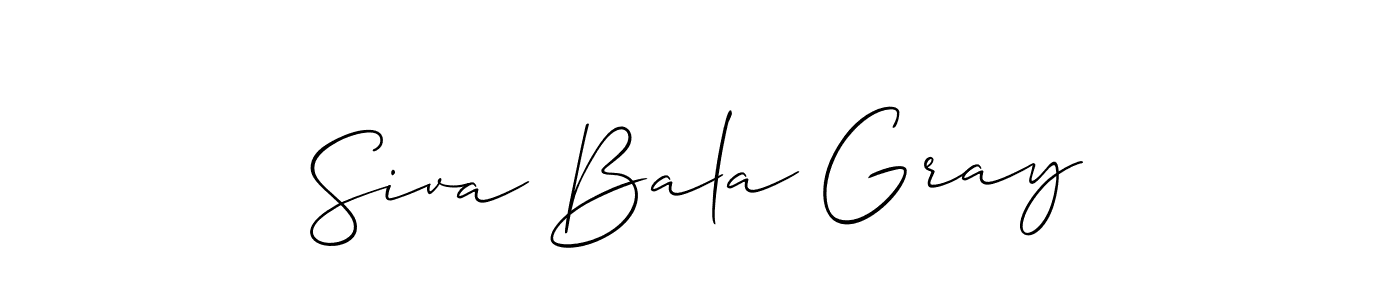 Similarly Allison_Script is the best handwritten signature design. Signature creator online .You can use it as an online autograph creator for name Siva Bala Gray. Siva Bala Gray signature style 2 images and pictures png