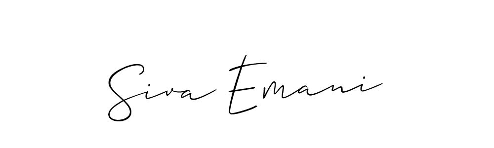 You can use this online signature creator to create a handwritten signature for the name Siva Emani. This is the best online autograph maker. Siva Emani signature style 2 images and pictures png