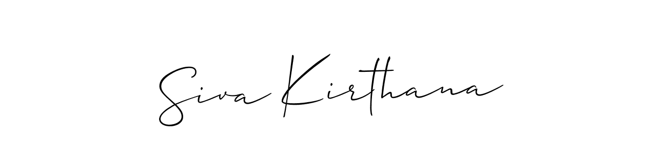 if you are searching for the best signature style for your name Siva Kirthana. so please give up your signature search. here we have designed multiple signature styles  using Allison_Script. Siva Kirthana signature style 2 images and pictures png