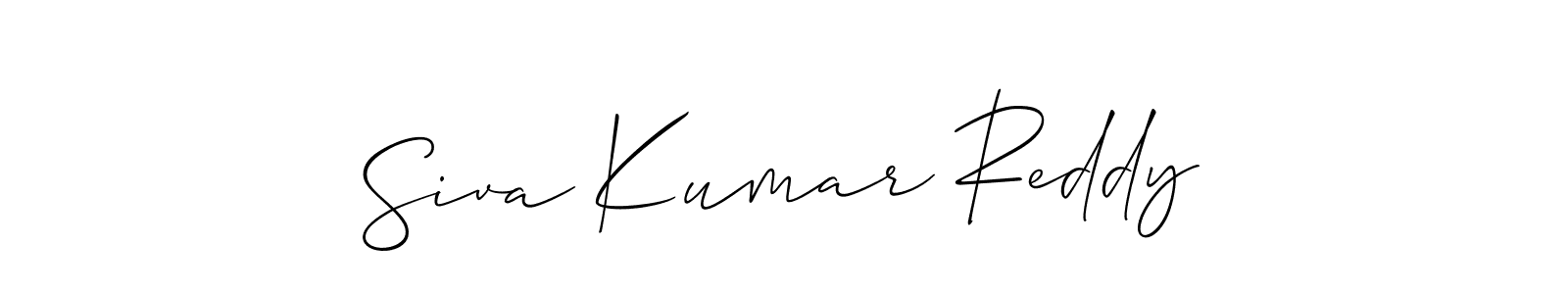 Siva Kumar Reddy stylish signature style. Best Handwritten Sign (Allison_Script) for my name. Handwritten Signature Collection Ideas for my name Siva Kumar Reddy. Siva Kumar Reddy signature style 2 images and pictures png