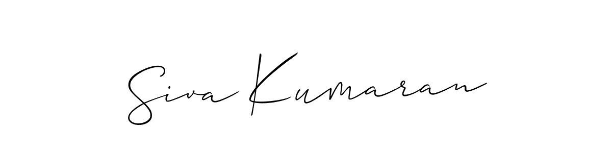 Best and Professional Signature Style for Siva Kumaran. Allison_Script Best Signature Style Collection. Siva Kumaran signature style 2 images and pictures png