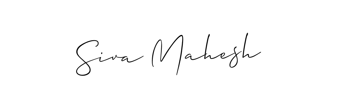 The best way (Allison_Script) to make a short signature is to pick only two or three words in your name. The name Siva Mahesh include a total of six letters. For converting this name. Siva Mahesh signature style 2 images and pictures png