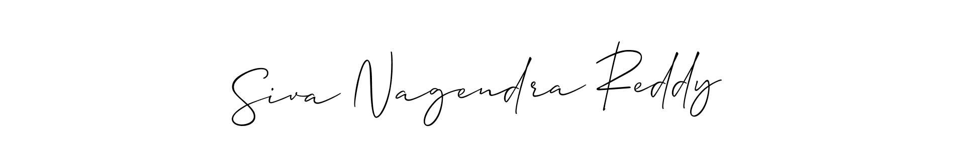 Allison_Script is a professional signature style that is perfect for those who want to add a touch of class to their signature. It is also a great choice for those who want to make their signature more unique. Get Siva Nagendra Reddy name to fancy signature for free. Siva Nagendra Reddy signature style 2 images and pictures png
