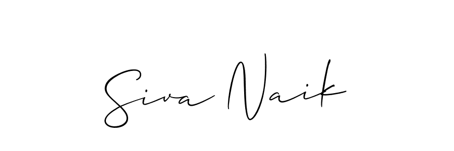 How to make Siva Naik signature? Allison_Script is a professional autograph style. Create handwritten signature for Siva Naik name. Siva Naik signature style 2 images and pictures png