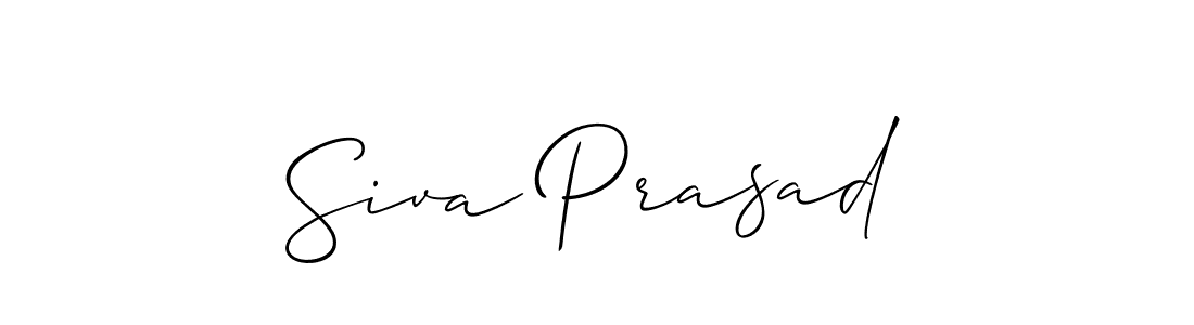 Siva Prasad stylish signature style. Best Handwritten Sign (Allison_Script) for my name. Handwritten Signature Collection Ideas for my name Siva Prasad. Siva Prasad signature style 2 images and pictures png