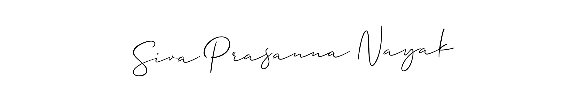 Similarly Allison_Script is the best handwritten signature design. Signature creator online .You can use it as an online autograph creator for name Siva Prasanna Nayak. Siva Prasanna Nayak signature style 2 images and pictures png