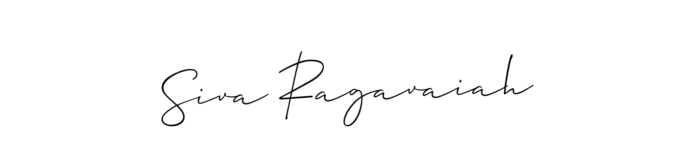 How to make Siva Ragavaiah signature? Allison_Script is a professional autograph style. Create handwritten signature for Siva Ragavaiah name. Siva Ragavaiah signature style 2 images and pictures png