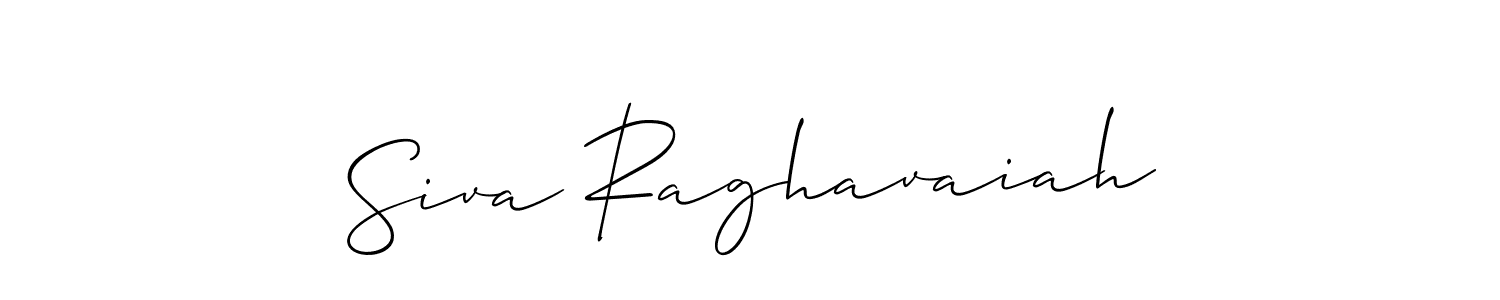 You should practise on your own different ways (Allison_Script) to write your name (Siva Raghavaiah) in signature. don't let someone else do it for you. Siva Raghavaiah signature style 2 images and pictures png