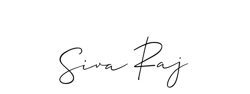 Create a beautiful signature design for name Siva Raj. With this signature (Allison_Script) fonts, you can make a handwritten signature for free. Siva Raj signature style 2 images and pictures png