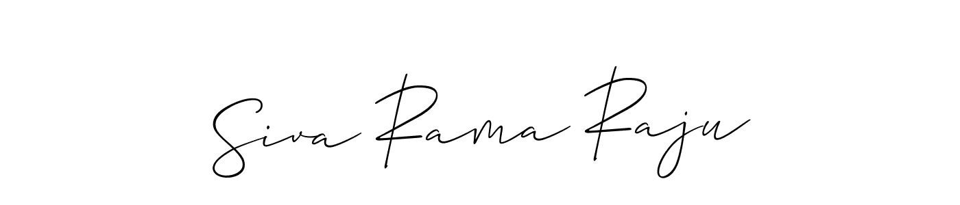 Make a short Siva Rama Raju signature style. Manage your documents anywhere anytime using Allison_Script. Create and add eSignatures, submit forms, share and send files easily. Siva Rama Raju signature style 2 images and pictures png