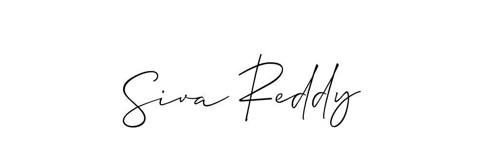 Also we have Siva Reddy name is the best signature style. Create professional handwritten signature collection using Allison_Script autograph style. Siva Reddy signature style 2 images and pictures png