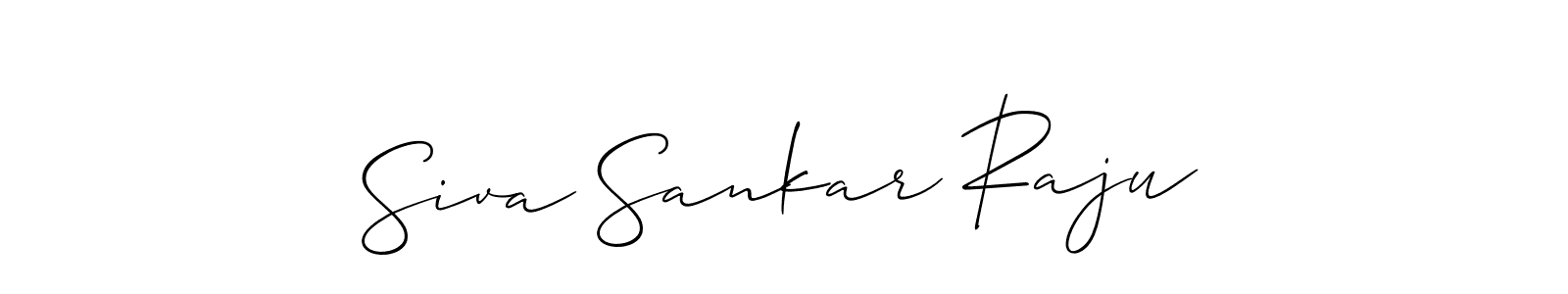 Also we have Siva Sankar Raju name is the best signature style. Create professional handwritten signature collection using Allison_Script autograph style. Siva Sankar Raju signature style 2 images and pictures png