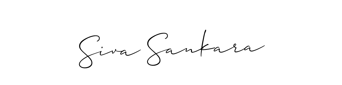 Create a beautiful signature design for name Siva Sankara. With this signature (Allison_Script) fonts, you can make a handwritten signature for free. Siva Sankara signature style 2 images and pictures png