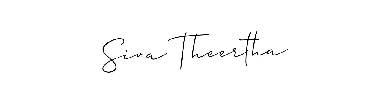 How to Draw Siva Theertha signature style? Allison_Script is a latest design signature styles for name Siva Theertha. Siva Theertha signature style 2 images and pictures png