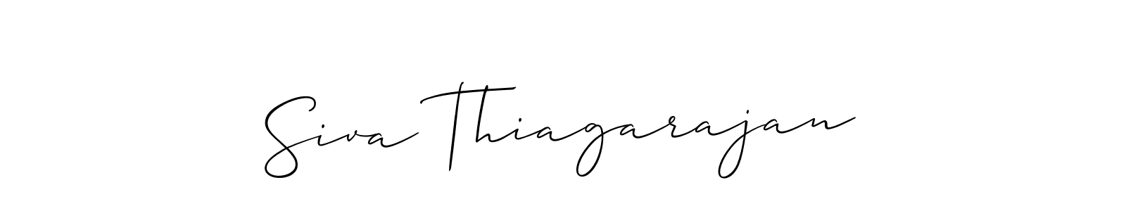 This is the best signature style for the Siva Thiagarajan name. Also you like these signature font (Allison_Script). Mix name signature. Siva Thiagarajan signature style 2 images and pictures png