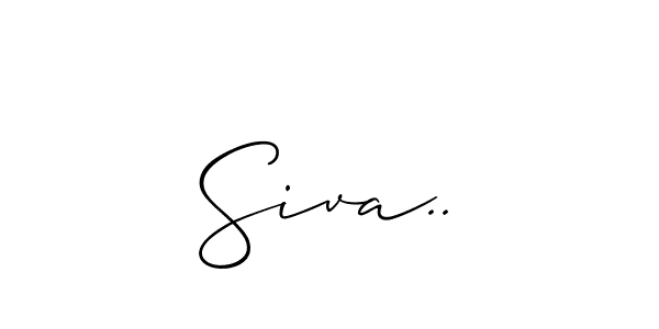 You can use this online signature creator to create a handwritten signature for the name Siva... This is the best online autograph maker. Siva.. signature style 2 images and pictures png