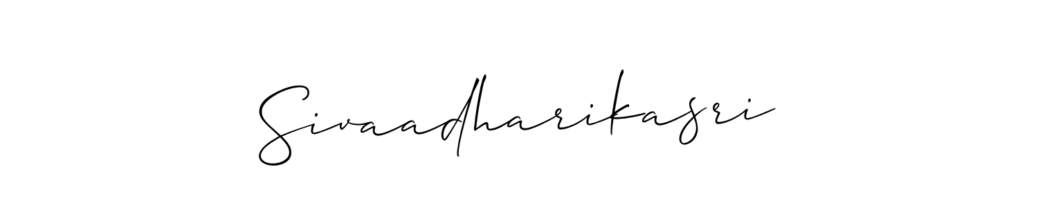 It looks lik you need a new signature style for name Sivaadharikasri. Design unique handwritten (Allison_Script) signature with our free signature maker in just a few clicks. Sivaadharikasri signature style 2 images and pictures png