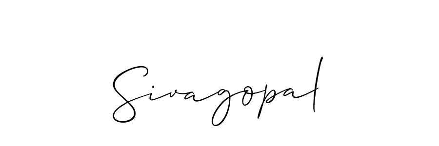 Sivagopal stylish signature style. Best Handwritten Sign (Allison_Script) for my name. Handwritten Signature Collection Ideas for my name Sivagopal. Sivagopal signature style 2 images and pictures png