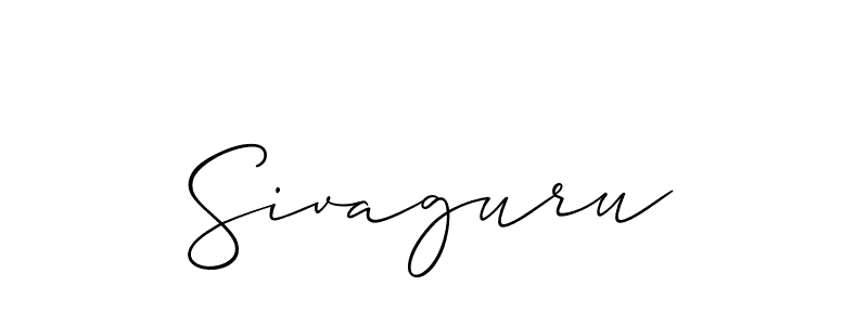 Design your own signature with our free online signature maker. With this signature software, you can create a handwritten (Allison_Script) signature for name Sivaguru. Sivaguru signature style 2 images and pictures png