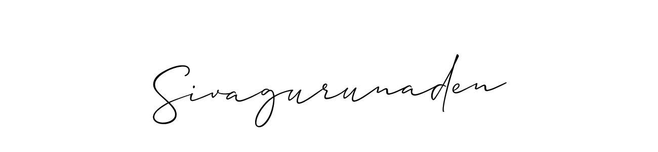 How to Draw Sivagurunaden signature style? Allison_Script is a latest design signature styles for name Sivagurunaden. Sivagurunaden signature style 2 images and pictures png