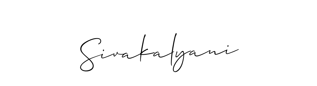 Similarly Allison_Script is the best handwritten signature design. Signature creator online .You can use it as an online autograph creator for name Sivakalyani. Sivakalyani signature style 2 images and pictures png