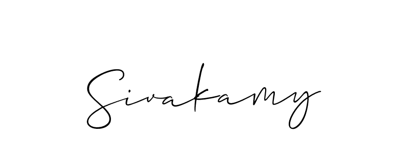 Best and Professional Signature Style for Sivakamy. Allison_Script Best Signature Style Collection. Sivakamy signature style 2 images and pictures png