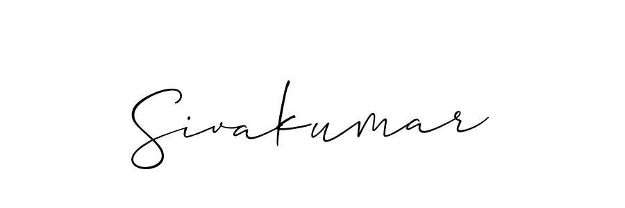 Create a beautiful signature design for name Sivakumar. With this signature (Allison_Script) fonts, you can make a handwritten signature for free. Sivakumar signature style 2 images and pictures png