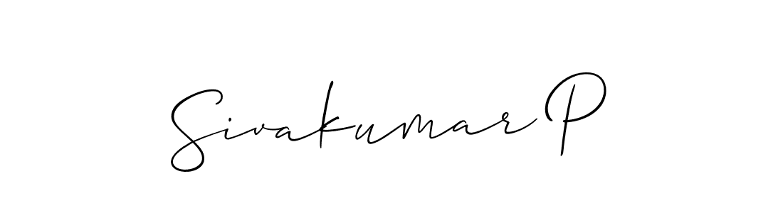 You can use this online signature creator to create a handwritten signature for the name Sivakumar P. This is the best online autograph maker. Sivakumar P signature style 2 images and pictures png