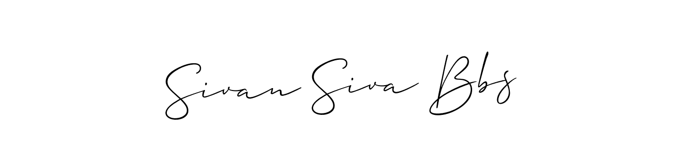 You can use this online signature creator to create a handwritten signature for the name Sivan Siva Bbs. This is the best online autograph maker. Sivan Siva Bbs signature style 2 images and pictures png