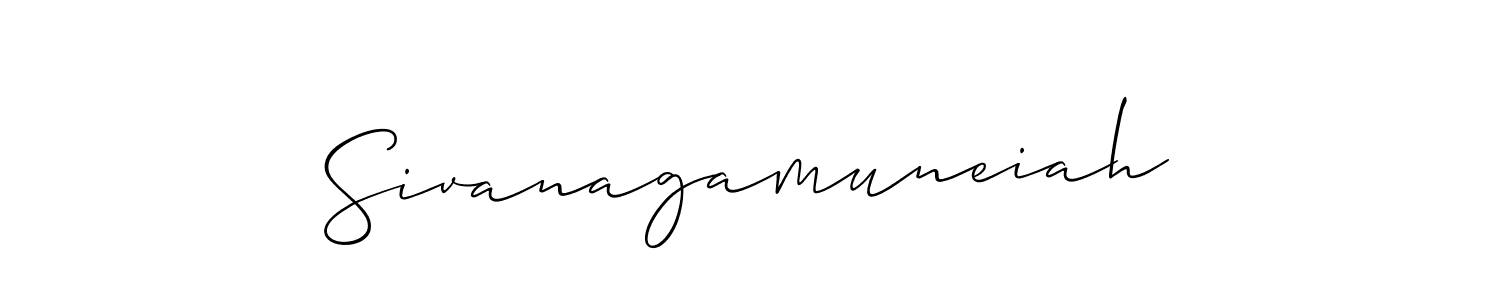 Also You can easily find your signature by using the search form. We will create Sivanagamuneiah name handwritten signature images for you free of cost using Allison_Script sign style. Sivanagamuneiah signature style 2 images and pictures png